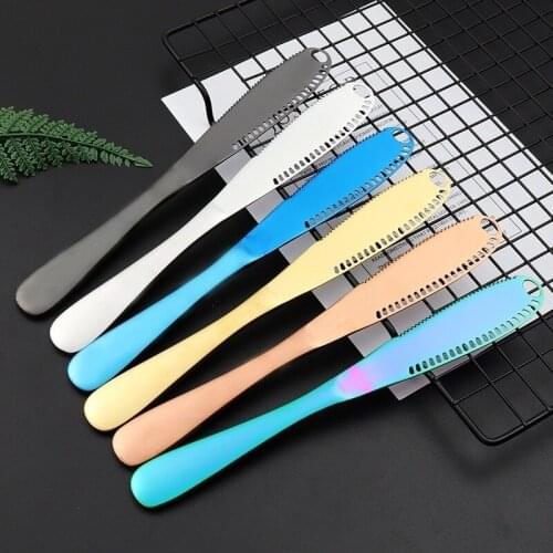 1 Pcs Stainless Steel Butter Knife Cheese Dessert Jam Cream Knife Utensils Tableware Dessert Tools Breakfast Tools