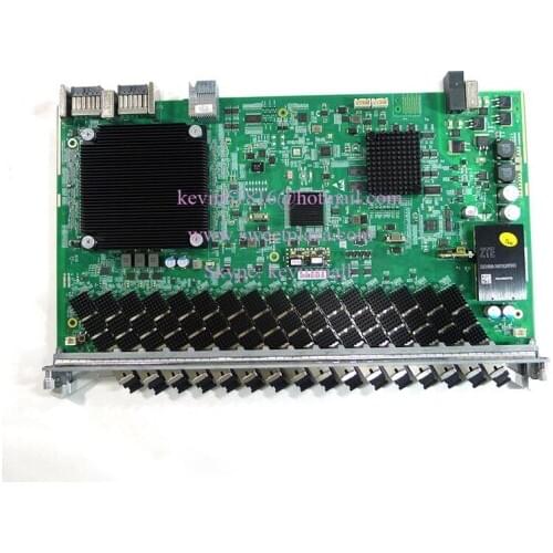 ZTE 16 port board GFBN of 10G-GPON or GPON combo card with N2a SFP modules