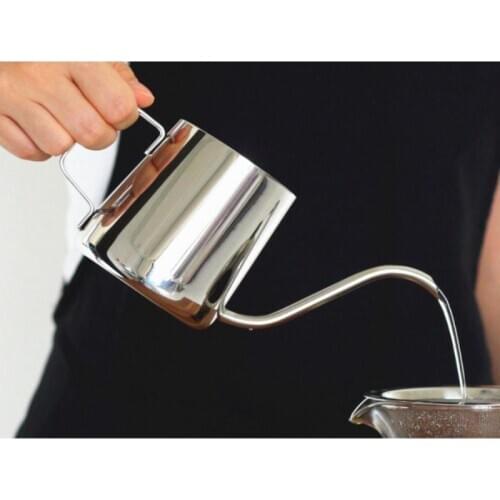 250ml Coffee Tea Pot 304 Stainless Steel Long Narrow Gooseneck Spout Kettle Hand Drip Kettle Pour Over Coffee Pot Coffee Tool