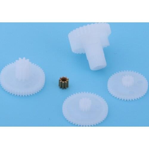 4 Pcs Plastic Servo Gear Replace Pinion For V950 RC Helicopter