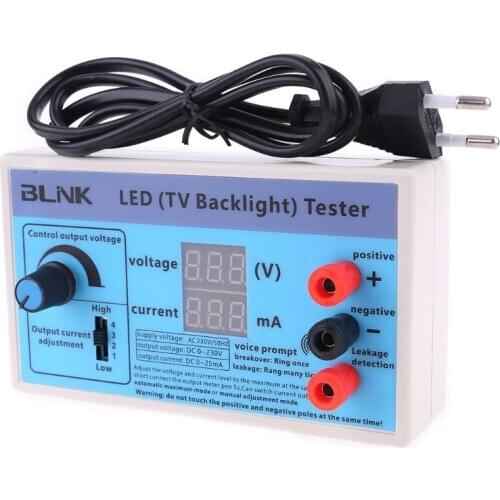 AC 220V LED Display Screen With Light Backlight LCD Tester Bead Board Lamp