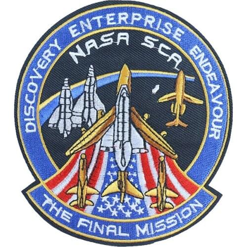 Aeronautics Space Embroidery Applique Badges Patch Iron on Transfers for Clothing DIY Apparel Sewing Fabric Decor Accessories