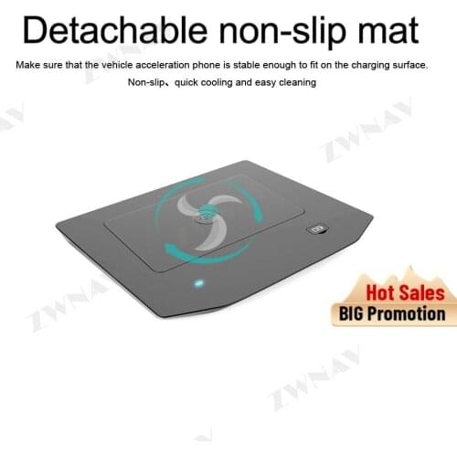 QI Car intelligent fast wireless charger for Volkswagen Lavida 2019 intelligent infrared Fast Wireless Charging Car Phone Holder