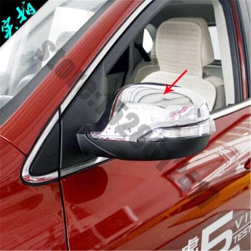 For Chery Tiggo5 Tiggo 5 2014-2019 ABS Chrome Rearview mirror cover Trim/Rearview mirror Decoration Car styling