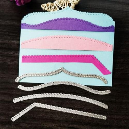 Edge line of greeting card album Metal Cutting Dies for DIY Scrapbooking Album Paper Cards Decorative Crafts Embossing Die Cuts