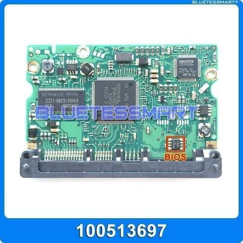 Hard drive parts PCB logic board printed circuit board 100513697 for Seagate 3.5 SATA hdd data recovery hard drive repair
