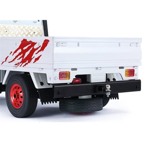 Metal Rear Bumper Anti-collision Protective Bar Bumper for WPL D12 RC Truck Modification Part