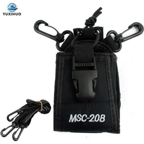 MSC-20B Walkie-Talkie Universal Nylon Pouch Bag Holster Carry Cover Case for Baofeng Radio UV-5R UV-9R UV-82 888S MD-380 GT-3