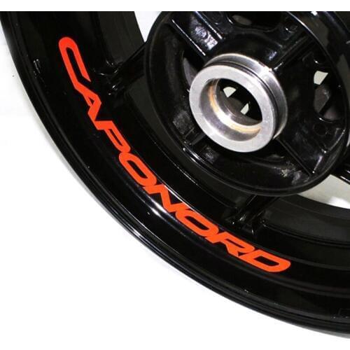 Motorcycle Wheel Sticker Decal Reflective Rim Bike Motorcycle Suitable for APRILIA CAPONORD