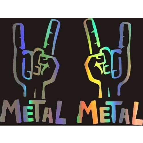 7.5*12cm Car Sticker Cool Gesture Car Bumper Stickers and Decals Car Styling Decoration Door Body Window Vinyl Stickers