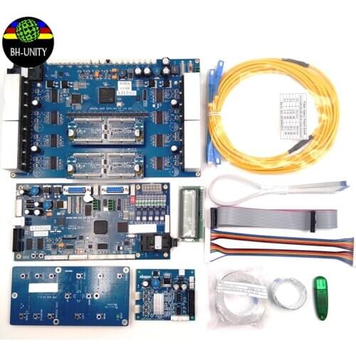 Original hoson boards set fpr ep son 4 heads 5113printhead eco solvent inkjet printer(provide diagram and control software)