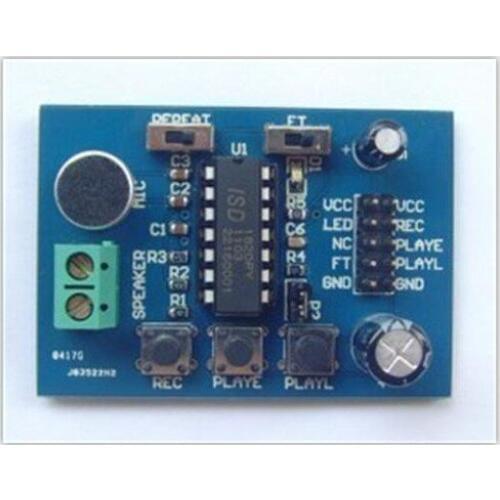 Blue PCB ISD1820 voice board voice & sound recording or reproducing module