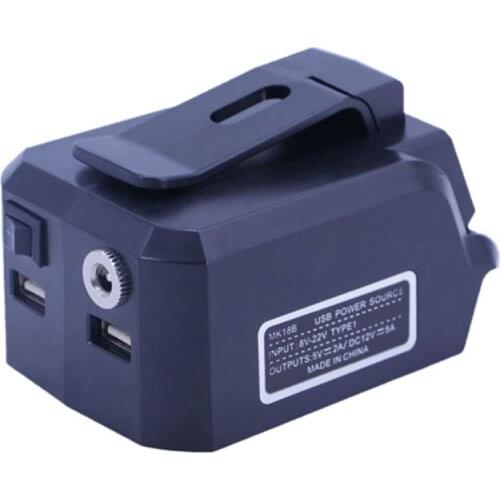 2PCS Replace for Makita 5A DC Interface Converter for Makita BL1813G BL1815G Lithium Battery Adapter