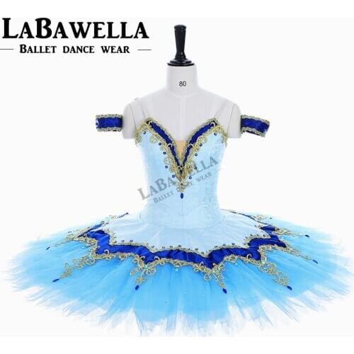Adults Professional Ballet Tutus Blue ,La Fille du Pharaon Professional Ballet Costume,Platter Pancake Performance TutuBT9255
