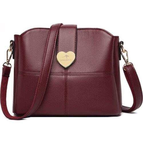 Luxury Designer Crossbody Bags for Women Leather Handbags Sac A Main Female Messenger Bags Vintage Bucket Shoulder Bag Women Bag