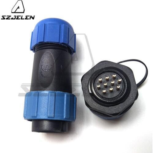 SP2110/SY2112, 10 pin Waterproof Connector Adapter Cable 10Pin Industrial Terminal Electrical Wire Connector IP68