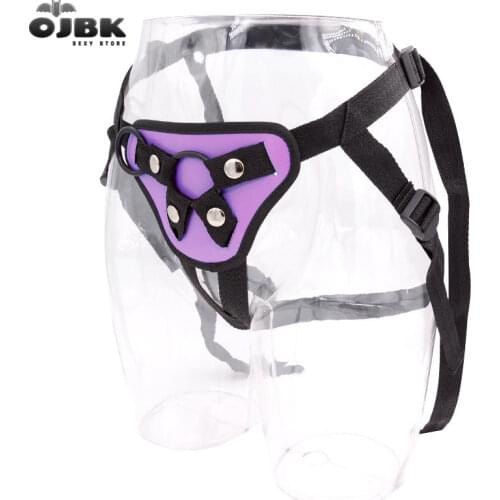 OJBK Adjustable Underwear Double Rings 4.5cm Dildos Applicable Strapon Harness Panty For Women Men Sexy Lingerie Gay Panties