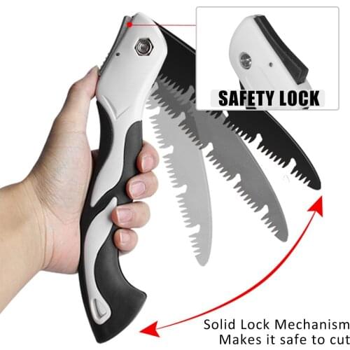 Universal 7/8.5/10in Folding Saw Blade Hand Saw Woodworking/Household Cutting Tools SK5 Steel Handle Collapsible Sharp Hand Saw