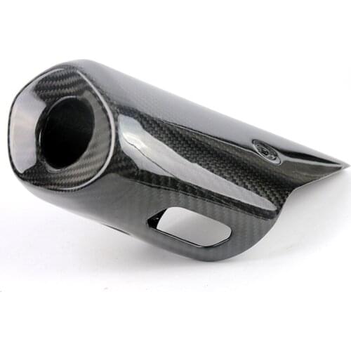 Carbon Fiber for Yamaha MT07 FZ07 Motorcycle Modified Exhaust Pipe Tail Cover Decorative Cover