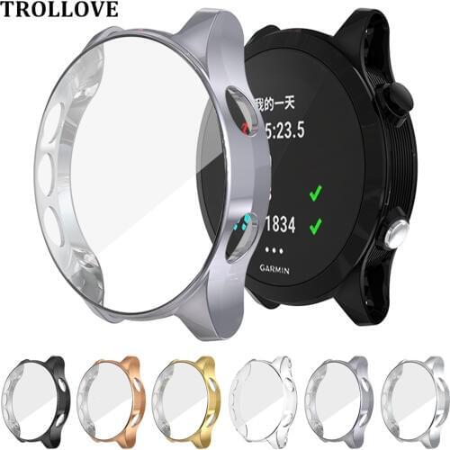 Screen Protector Case for Garmin Forerunner 935 945 Soft TPU All-Around Ultra Thin HD Clear Cover Smart Watch Shockproof Shell