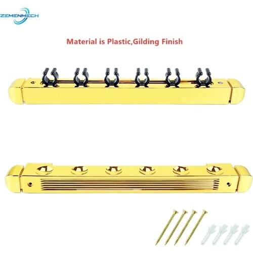 Gilding Vertical 6 Rods Rack Fishing Pole Holder Display Racks Fixing Wall Mounted Collection Storage Stand For Fishing Rod Kiln