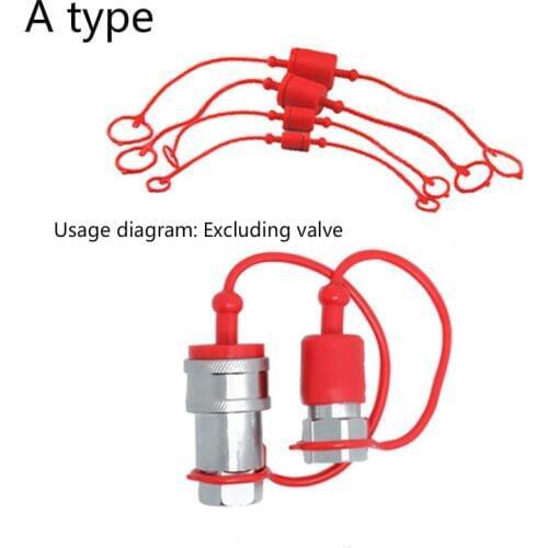 1/4 3/8 1/2 3/4 1" 1 1/4 1 1/2 2" Hydraulic Quick Connect Quick Coupler Dust Caps