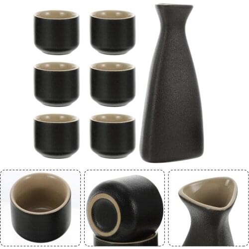 1 Set Multi-use Tea Cups Sake Cups Ceramic Sake Serving Cups Business Gift