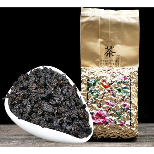 2021 Black Oolong Chinese Tea Loose Leaf Roasted Oolong Chinese Tea Good for Weight Loose 250g