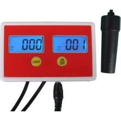 Aquarium Online PH Conductivity Monitor Meter Tester Dual display 0-1999us/cm 0.00-14.00pH Swimming pools SPA