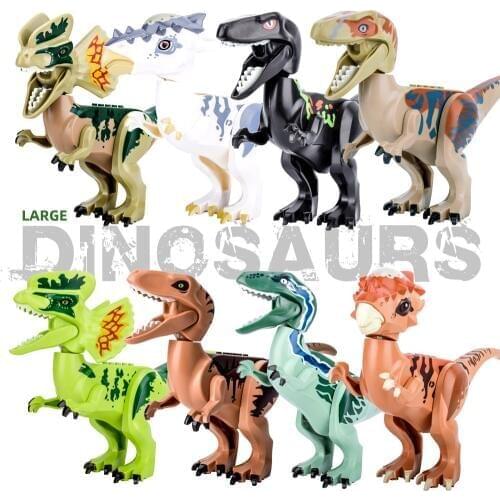 Big Size Assemble Dinosaur Building Blocks figure Model Toys Dinosaurs World Pterosaurs Rex Figures Bricks Toy for Children Gift
