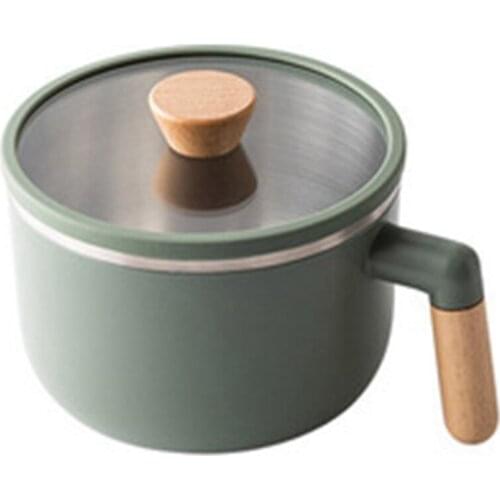 Stainless Steel Instant Noodle Bowl with Lid Handle Heat-Resistant Cereal Soup Salad Bowl Bento Bowl Cup