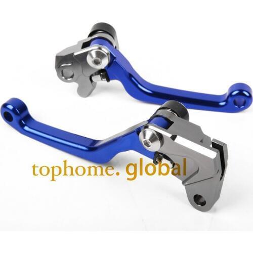 For Yamaha WR250F WR450F 2005 - 2015 one pair CNC Pivot Dirttbike Brake Clutch Levers 2006 2007 2008 2009 2010 2011 2012
