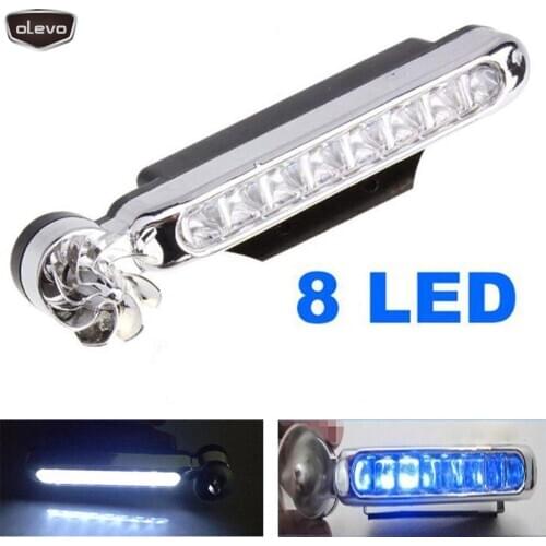 1 Pair Daytime Running Lights 8Led 12V 10W Leds for Cars Offroad Light Bar Head Lamp Motorcycle Lamp Car Off Road Led Light Bar