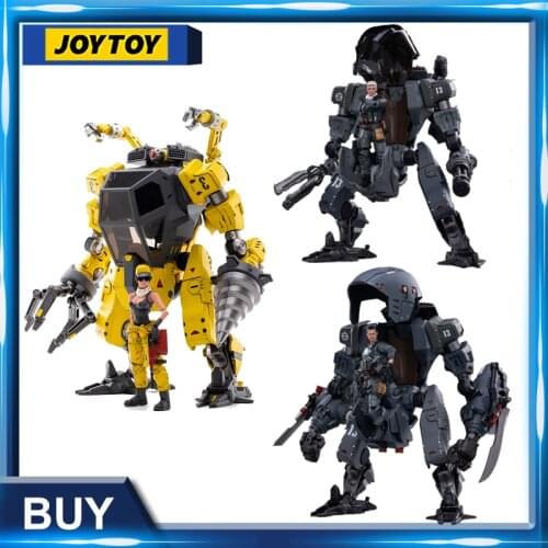 JOYTOY 1/18 Action Robot North Snark Commando/ Firehammer Assault Mecha With Figure Soldier Collection Model Toys Birthday Gift