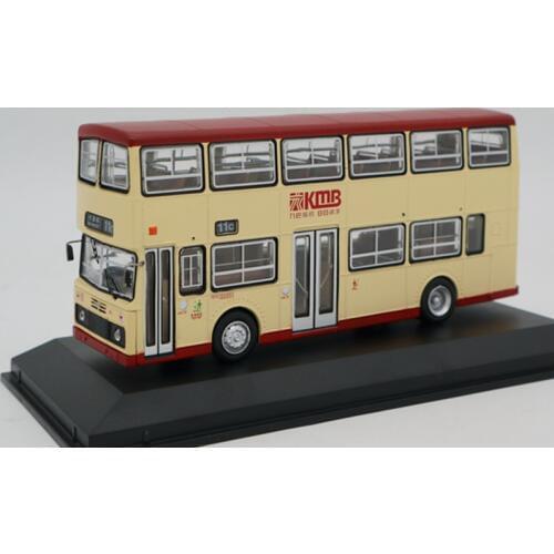 Hong Kong double-decker bus 1:76 scale simulation alloy die-cast car bus minibus bus model children toys gift collection display