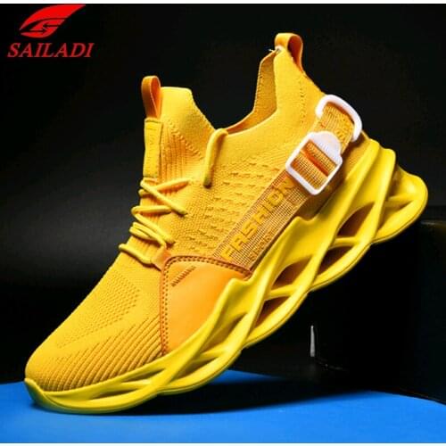 Sailadi Running Shoes Men Women Breathable Fly Woven Casual Fashion Sports Shoes Outdoor Walking Fitness Training Sneakers SG133
