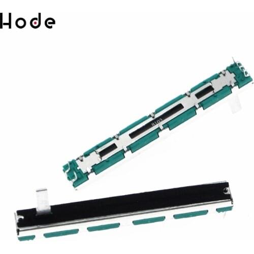 2PCS 75mm Behringer mixer fader B10K Double straight slide potentiometer B103