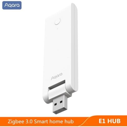 2021 Newest Aqara E1 Hub Gateway Zigbee 3.0 WiFi Relay Remote Control House Smart Home System Work with Xiaomi APP Mijia HomeKit