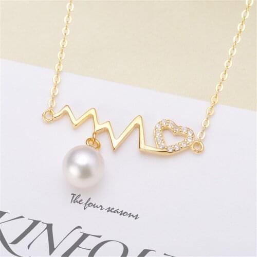 Pure silver Empty set of Necklace Chains For Jewelry Making Diy Supplies Handmade Jewelry Accessories