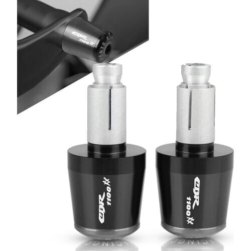 Handle Bar Ends Grips FOR Honda CBR1100XX BLACKBIRD CBR1100 XX 1996 1997 1998 1999 2000 2001 2002 2003 2004 2005 2006 2007