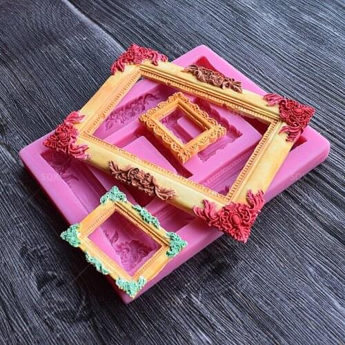 New arrival 3D Frame Fondant Cake Baking Molds,Cake Decorating Tools Pastry Tools Kitchen Accessories SQ17138