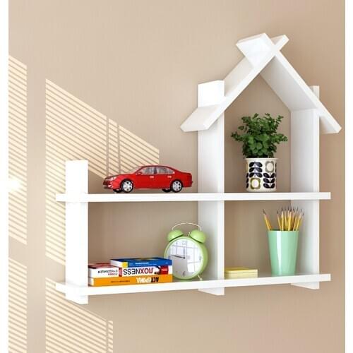 Nordic Style Partition Rack Creatives Word Wall Shelf Plate Shelf Ledge house Home Bedroom Living Room Storage Shelf Decoration