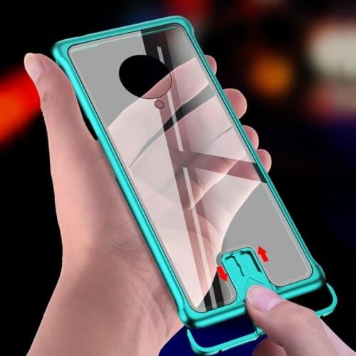 Metal Glass NEX 3 Case For Vivo NEX 3S Case Shockproof NEX 3 Cover Frameless Push Pull Coque For Vivo NEX 3S Case NEX 3 Funda