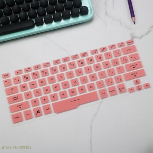 Silicone Laptop Keyboard Cover Skin Protector For Asus ROG Zephyrus G14 GA401 GA401ii GA401iu GA401iv 14 inch Gaming Notebook