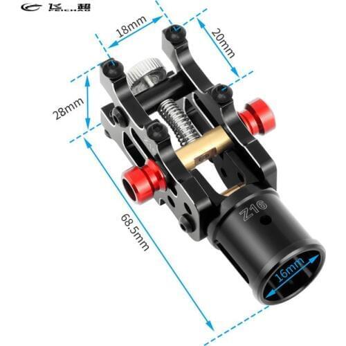 Feichao CNC Z16 Aluminum Folded Arm Tube Joint DIY for Dia 16mm Automatic RC Aircraft Drone Copter Foldable Landing Skid Gear