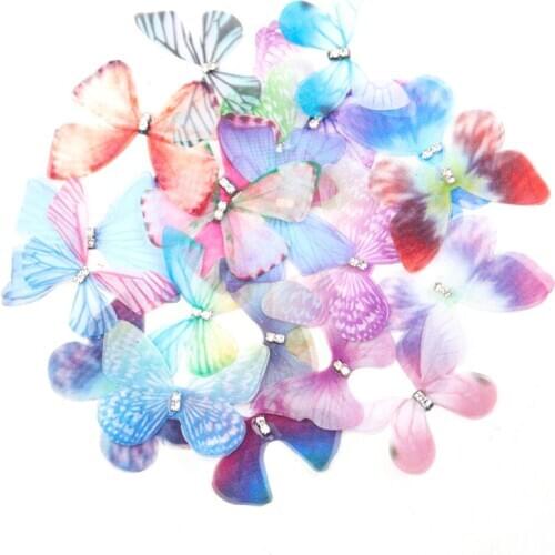 Mixed Color Pretty Butterfly Flower Christmas DIY Child Clothes Sewing Buttons Crafts Scrapbooking Accessories Cake Decoration