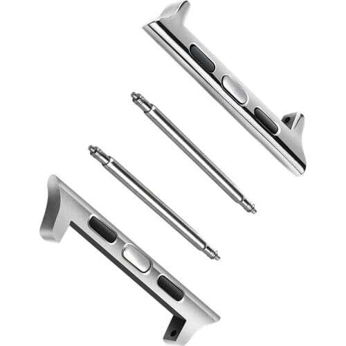 Connector Adapter For iwatch SE 6 5 4 band 40mm 44mm Seamless Aluminum Linker for apple watch 3 strap 38mm 42mm Easy to install