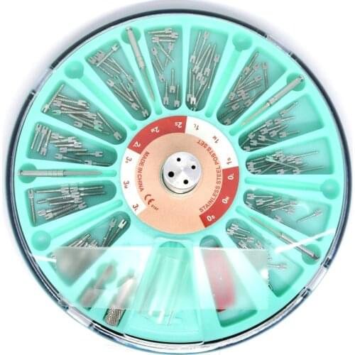 Dental Euro post steel screw pins 120pcs dental materials for dentist tool dentistry material