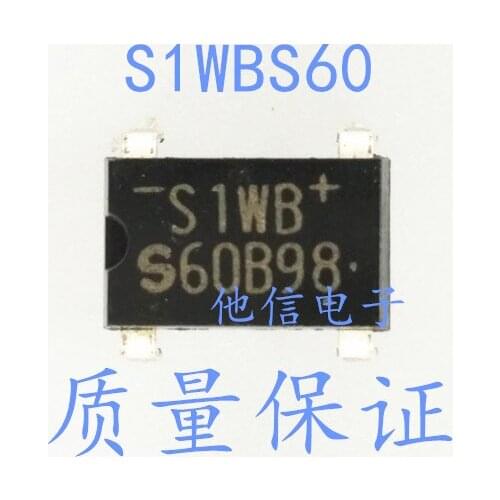 In Stock 100% New&original 5pcs/lot S1WB60 S1WBS60 1A600V DIP4