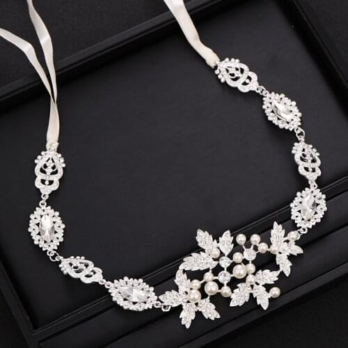 Vintage Baroque Rhinestone Crystal Headband tiara Forehead tiara Hair Jewelry Bridal Headpiece Wedding Hair Accessories FD151